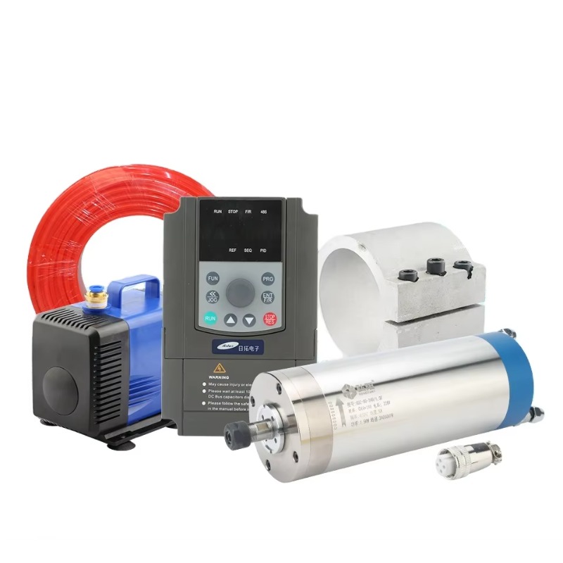 2.2Kw Water Cooled Spindle Kit Vfd - 2,2 kW ER20 Su Soğutmalı Frezeleme