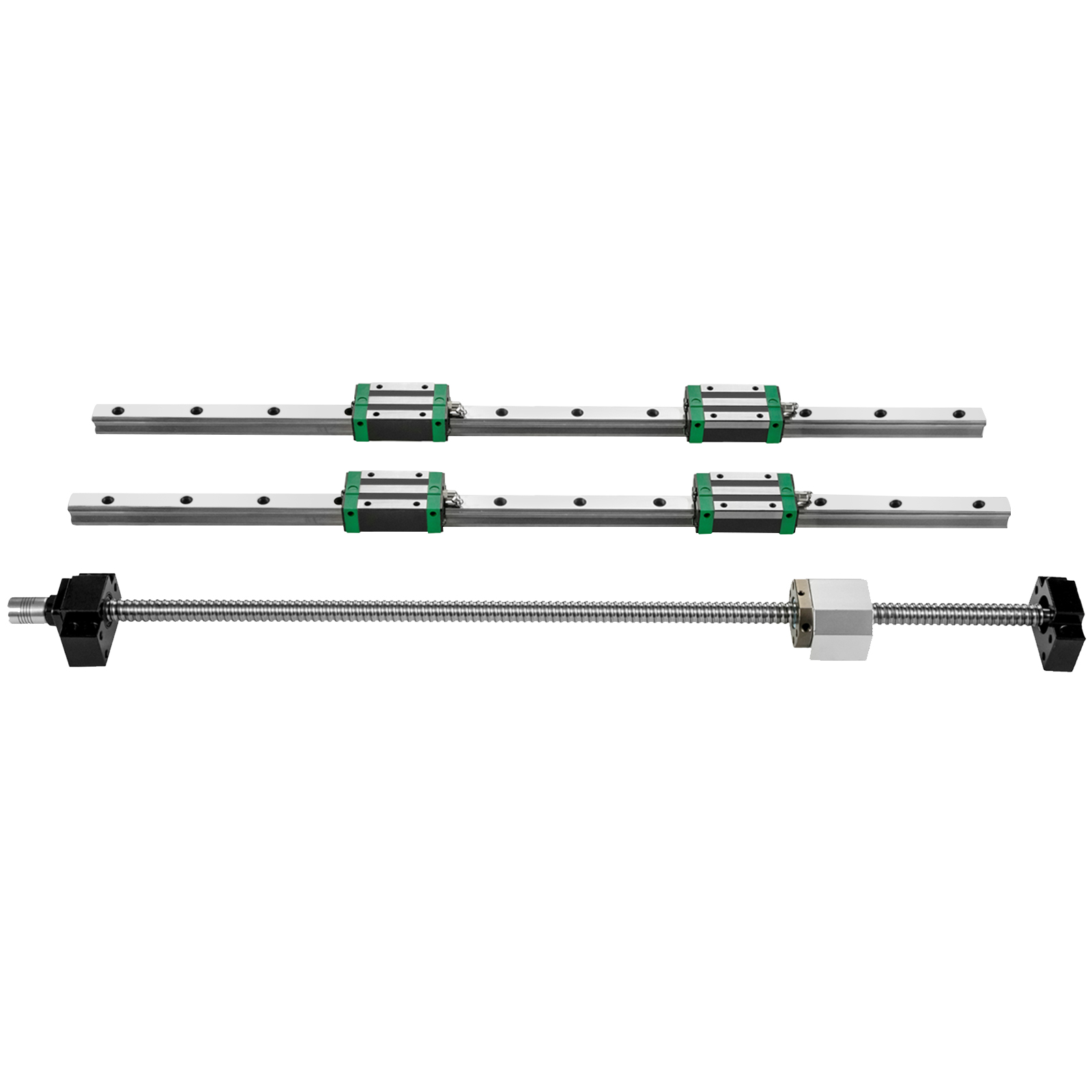 Hgr20 Linear Guide Rail Ballscrew Set - Doğrusal Kılavuz Ray, 2 adet HGR20-1000mm
