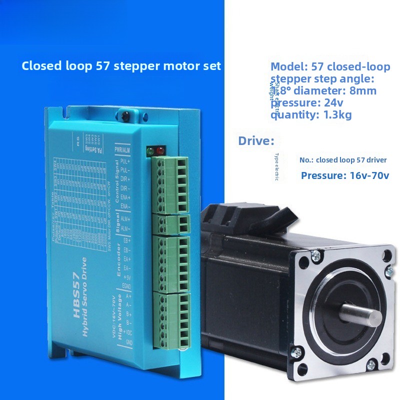 NEMA23 57 Kapalı Döngü Step Mo - Nema 23 Closed Loop Stepper Motor Driver Kit incelemesi ve fiyatı